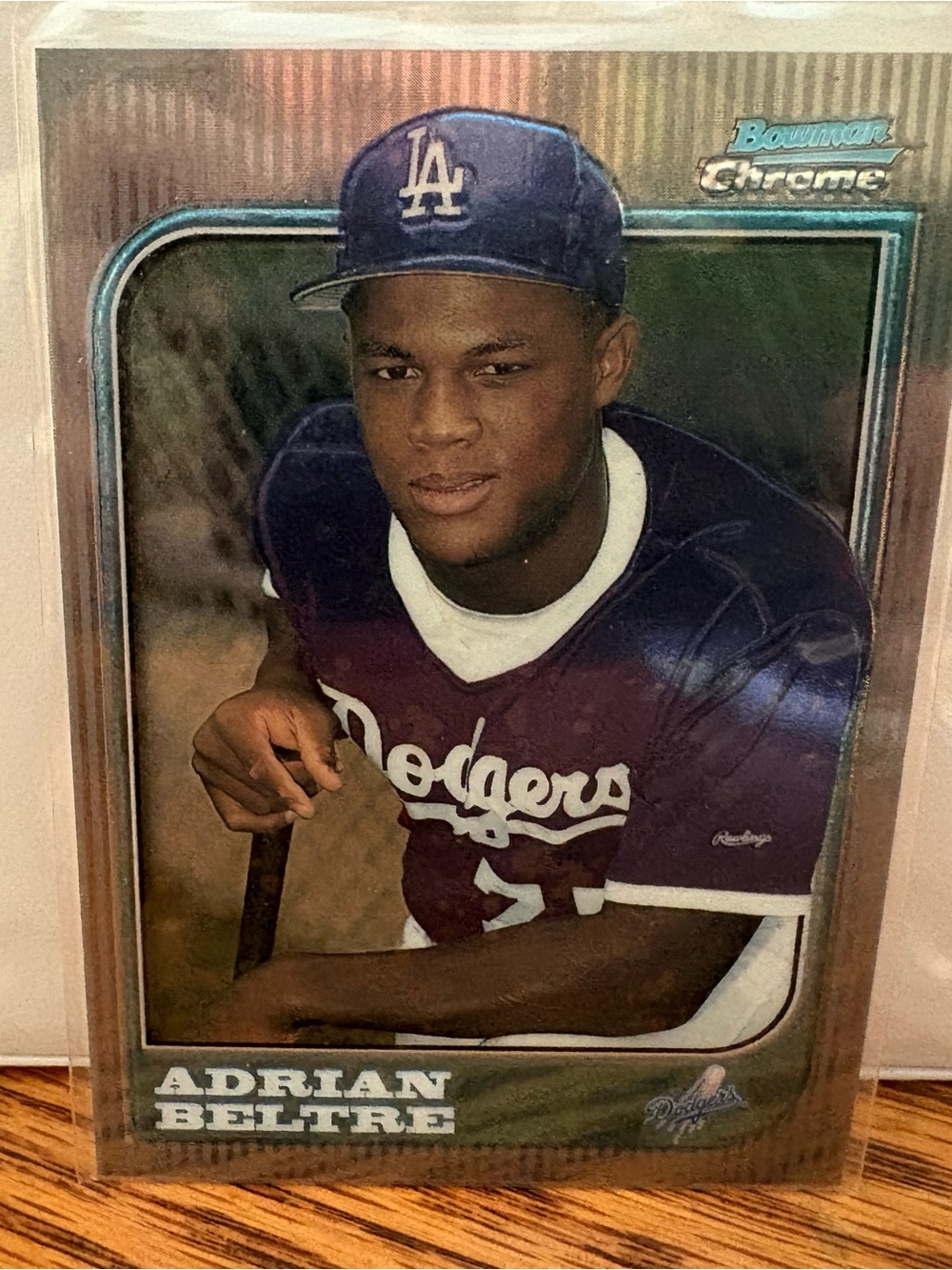 Topps Bowman Chrome Adrian Beltre Baseball Card